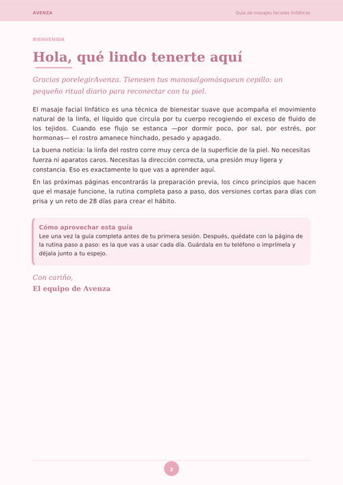 Guía Digital Masajes Faciales Linfáticos